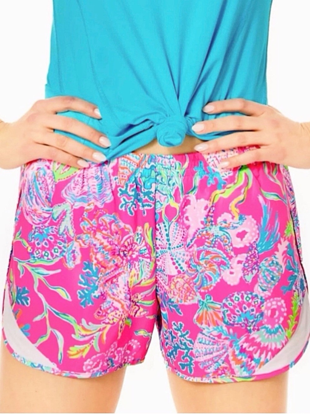 Lilly Pulitzer Luxletic Ocean Trail Shorts